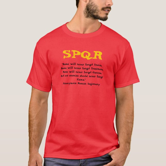 Camiseta "Roma nunca esquecerá…", Tricolor (Frente)