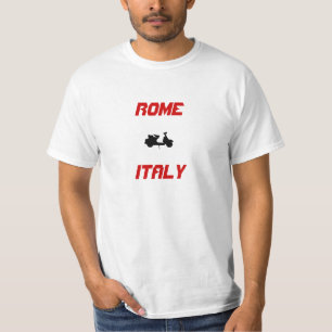Camiseta Roma, Patinete da Itália