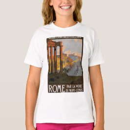 Camiseta Roma pelo Mont Cenis expresso
