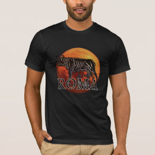 Camiseta Roma-Rômulo e design Remus