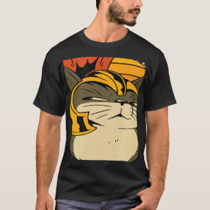 Camiseta Roman Cat Soldier Helmet Costume A Galea Kitten Te