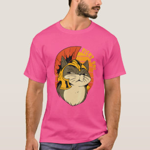 Camiseta Roman Cat Soldier Helmet Costume A Galea Kitten Te