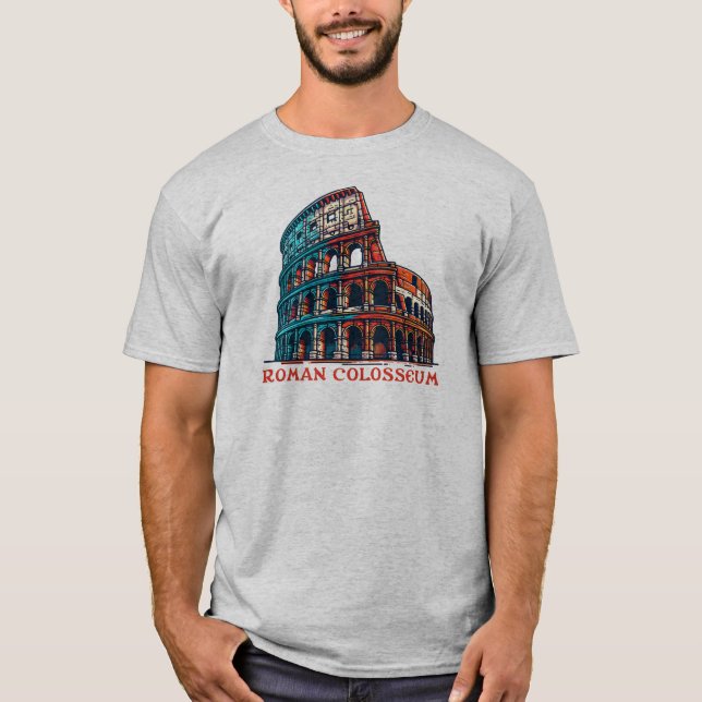 Camiseta Roman Colosseum, Itália (Frente)