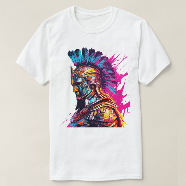 Camiseta Roman Warrior (Frente do Design)