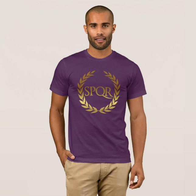 Camiseta romana SPQR (Frente Completa)