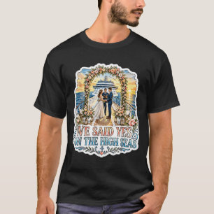 Camiseta Romance de Casamento de Cruzeiro História de Amor