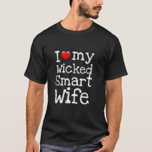Camiseta Romance Novidade Eu AMO MINHA MULHER ESPERTA E MAL
