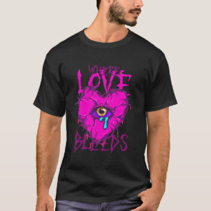 Camiseta Romance Sombrio Onde o Amor Sangra