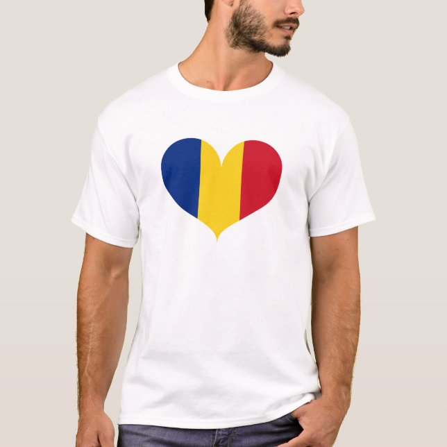 Camiseta România - Romênia Flag (Frente)