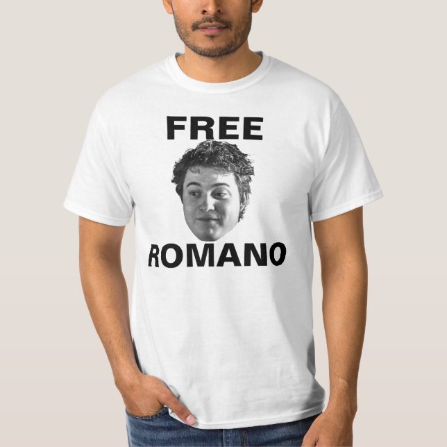 Camiseta Romano livre (Frente)