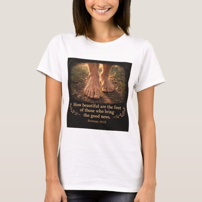 Camiseta Romanos 10:15  (Frente)