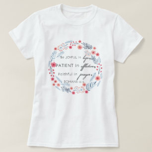 Camiseta Romanos 12:12 T-Shirt
