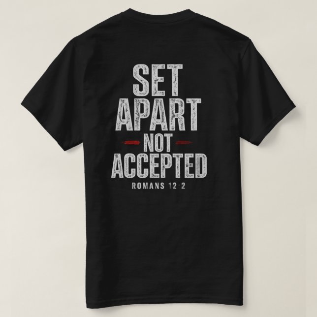 Camiseta Romanos 12:2 (Verso do Design)