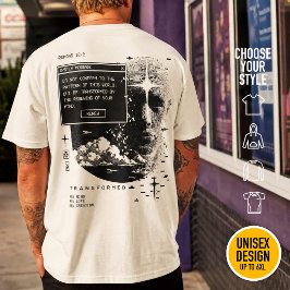 Camiseta Romanos 12:2 Renove Seu Sistema de Mensagem de Ale