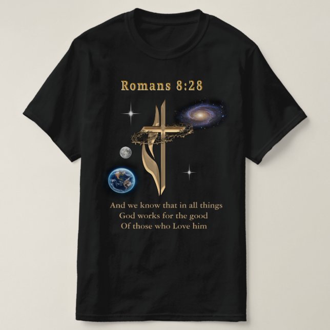 Camiseta Romanos 8:28 (Frente do Design)