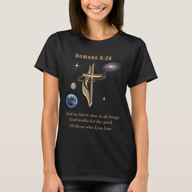 Camiseta Romanos 8:28 (Frente)