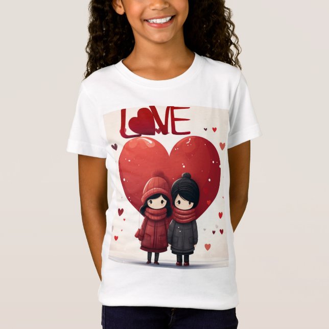 Camiseta Romantic Love Quote Design  (Frente)