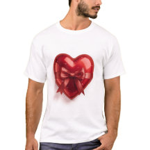 Romantic Red Rose Valentine Couple Love T-shirts