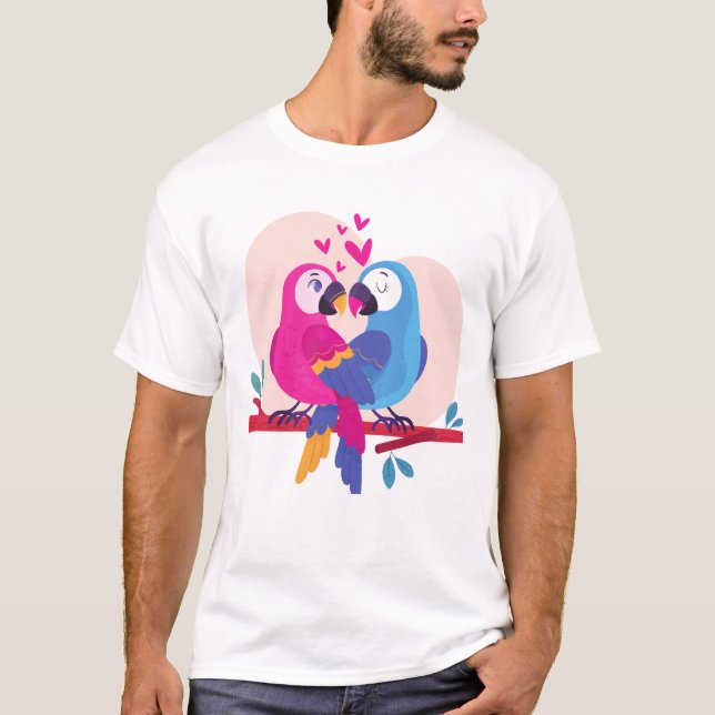 Camiseta Romantic Valentine’s Day Quote T-Shirt (Frente)