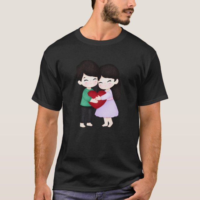 Camiseta Romantic Valentine’s Day Quote T-Shirt (Frente)