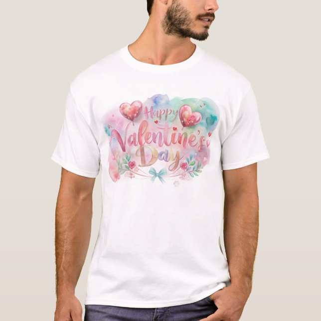 Camiseta Romantic Valentine’s Day Quote T-Shirt (Frente)