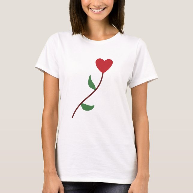 Camiseta Romantic Valentine’s Day Quote T-Shirt (Frente)