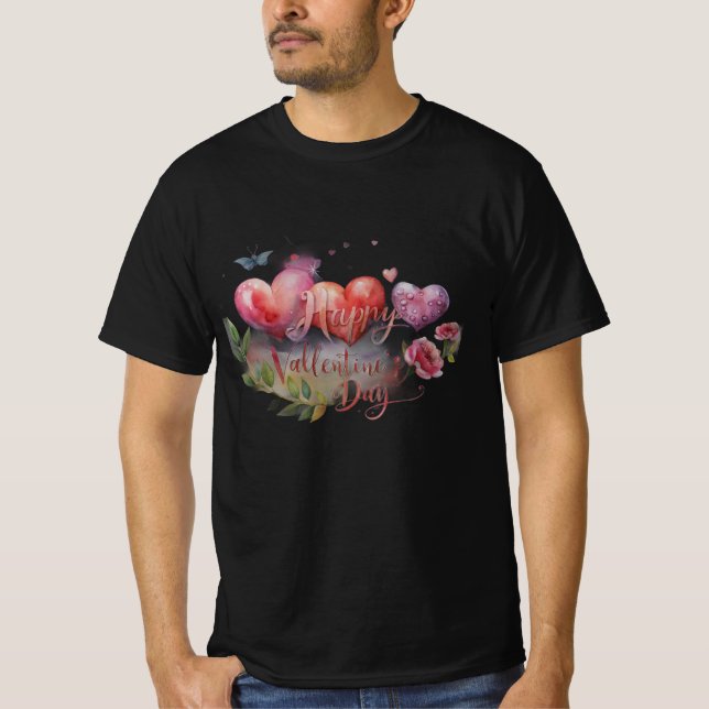 Camiseta Romantic Valentine’s Day Quote T-Shirt (Frente)