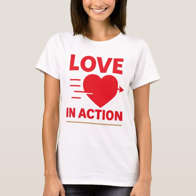 Camiseta Romantic Valentine’s Day T-Shirt (Frente)