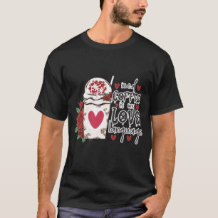 Camiseta Romântica - Café Gelado é Minha Linguagem