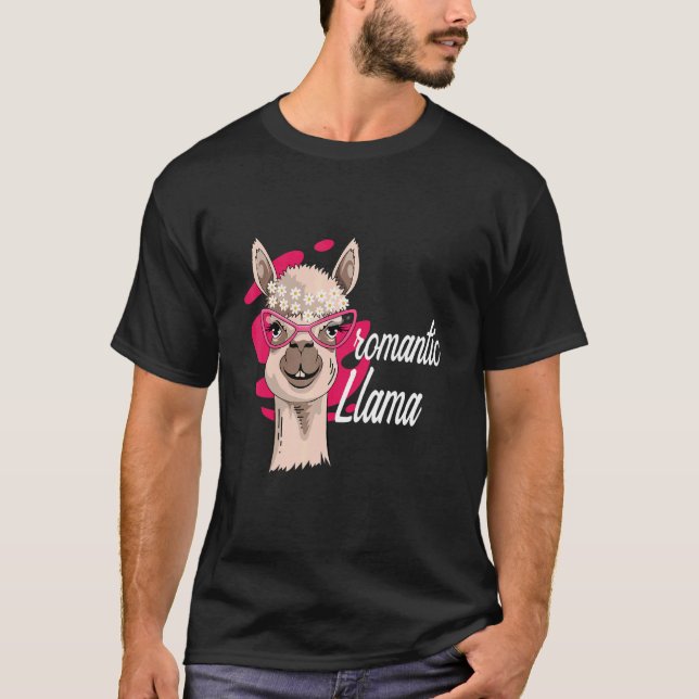 Camiseta Romântica Lama Farmer (Frente)