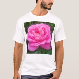 Camiseta Romântica Rosa Rosa Rosa Rosa "Leonardo D