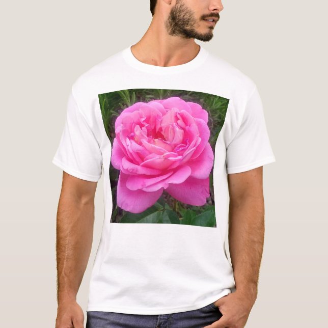 Camiseta Romântica Rosa Rosa Rosa Rosa "Leonardo D (Frente)