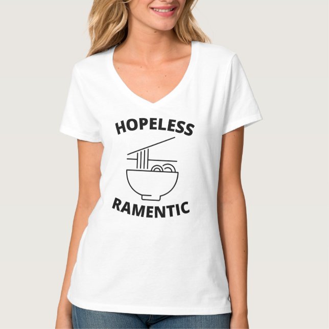 Camiseta Romântica Sem Esperança (Frente)