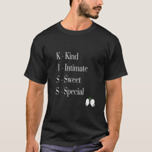 Camiseta Romântico do cheio de Beijo - T-shirt de Cherish