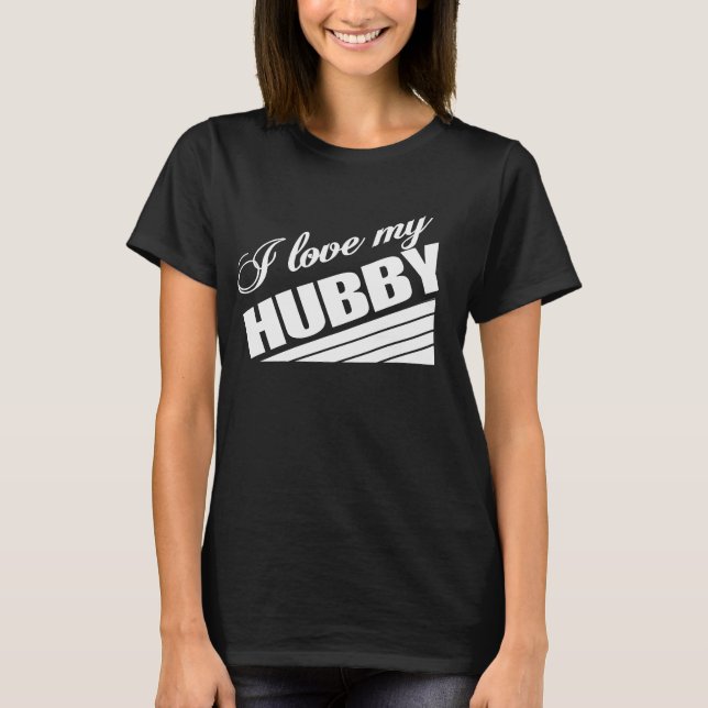 Camiseta Romântico Eu amo meu marido (Frente)