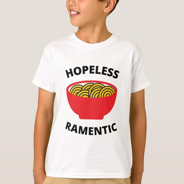 Camiseta Romântico Sem Esperança  (Frente)