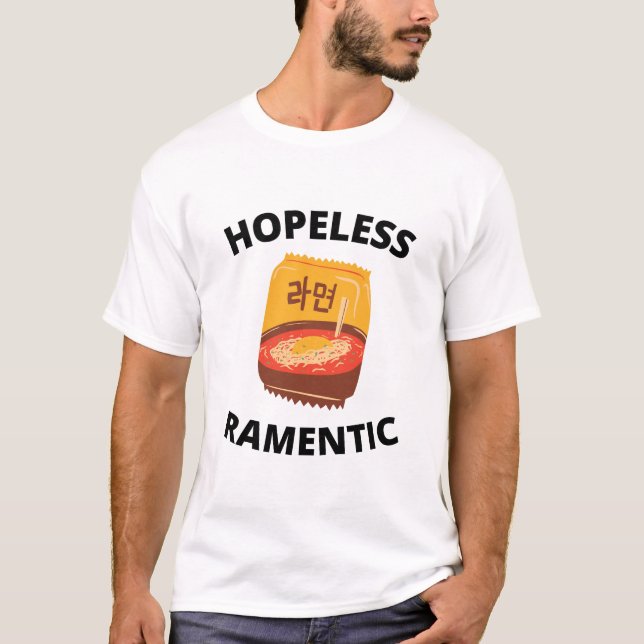Camiseta Romântico Sem Esperança (Frente)