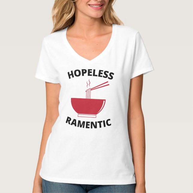 Camiseta Romântico Sem Esperança   (Frente)