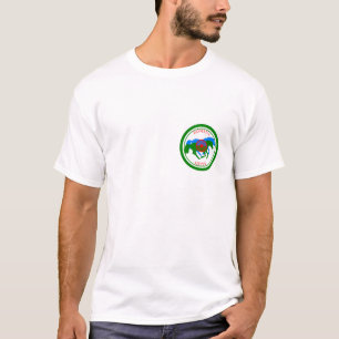 Camiseta Romany, bandeira cigana e cavalos