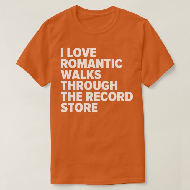 Camiseta Romc Passa Pela Record Store Funny Vinyl Lo (Frente do Design)