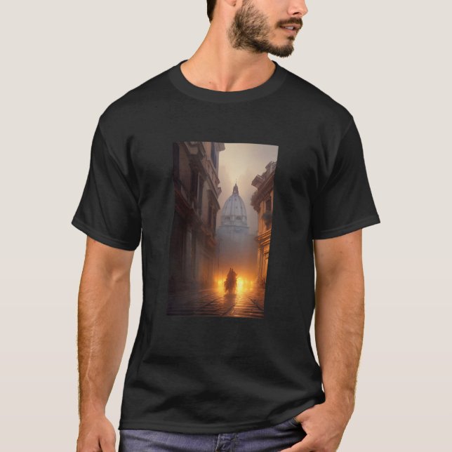 Camiseta Rome Dark Academia Fantasy Gothic (Frente)