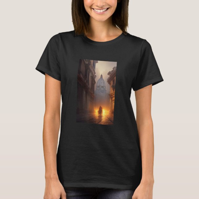 Camiseta Rome Dark Academia Fantasy Gothic (Frente)