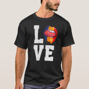 Camiseta Romênia Flag Fan Love Romeno