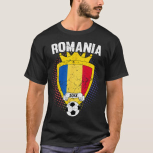 Camiseta Romênia Futebol Bandeira Romena Copa da Equipe Nac