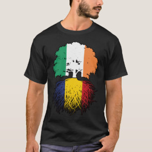 Camiseta Romênia, Irlanda Irlandesa, Árvore Rota Bandeira