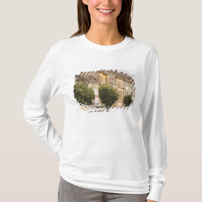 Camiseta Romênia, Sibiu. Cidade Nova. RF) (Frente)
