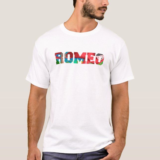 Camiseta Romeu e Julieta (Frente)