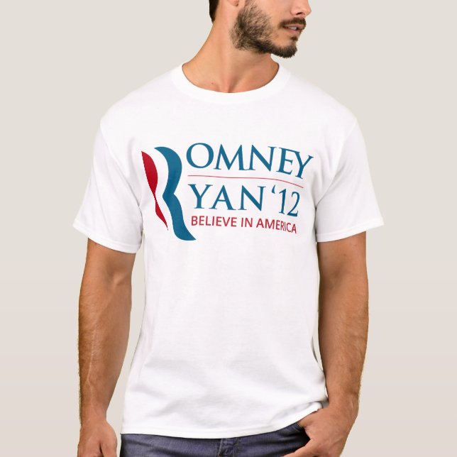 Camiseta Romney / Ryan 2012 para Presidente e Vice-Presiden (Frente)