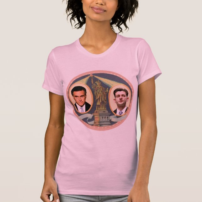 Camiseta Romney Ryan retro (Frente)