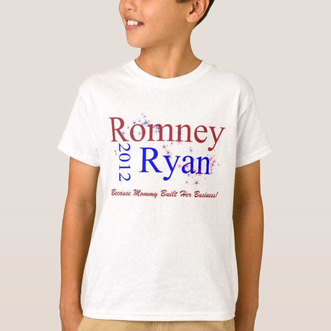 Camiseta Romney/Ryan Star Wave (Frente)